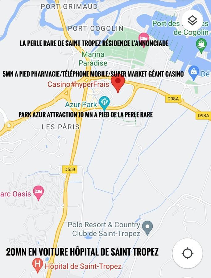 La Perle Rare Du Golf De Saint Tropez Apartment Cogolin Ngoại thất bức ảnh